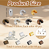 600Pcs Brass & Iron Crimp Beads Covers DIY-PA0001-73-2