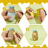 100Pcs 5 Styles Opaque Resin Cabochons RESI-PH0002-82-3