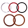 10 Pcs 5 Styles ABS Plastic Ring Shape Purse Handle AJEW-SZ0001-47-6