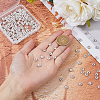 DICOSMETIC 200Pcs Brass Rhinestone Spacer Beads RB-DC0001-07-3