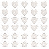 Unicraftale 150Pcs 3 Style 304 Stainless Steel Beads STAS-UN0047-39-1