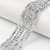 Electroplate Glass Beads Strands EGLA-A034-J8mm-M05-1