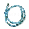 Natural Dragon Veins Agate(Dyed & Heated) Beads Strands G-G177-E15-03-4