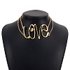 Punk Style Alloy Choker Necklaces for Women WGA180C-05-1