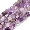 Natural Purple Rutilated Quartz Beads Strands G-P568-C08-01-2