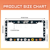 Aluminum Alloy Decoration Frame AJEW-WH0442-009-2