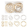 201 Stainless Steel Hoop Earrings Sets EJEW-PJ0001-02-9