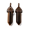 Natural Tiger Eye Pendants G-H360-01R-07-1