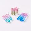 Natural Quartz Crystal Pointed Pendants G-K188-05-2