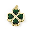 Brass Glass Pendants KK-R226-05G-03-1