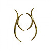 Arch Line Alloy Stud Earrings FS-WGE611E-01-3