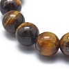 Natural Tiger Eye Bead Stretch Bracelets BJEW-K212-C-028-3