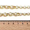 8MM Brass Rolo Chain Necklaces NJEW-L013-12G-5
