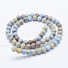 Natural Imperial Jasper Beads Strands G-K232-8mm-01-3