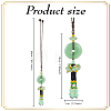 Glass Pendant Decorations HJEW-WH0063-083A-2