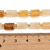 Natural Yellow Hematoid Quartz/Golden Healer Quartz Beads Strands GG-CBA5B6F-E03-01-4