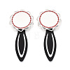 Alloy & Iron Bookmark Cabochon Settings PALLOY-N184-10S-1