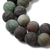 Natural Green Opal Beads Strands G-H045-A03-6MM-01-4