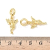 Brass Angel European Dangle Charms KK-L256-35G-3