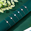20Pcs 304 Stainless Steel Slider Cable Chain Slider Bracelet Makings DIY-DC00001-5