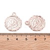 Alloy Pendant Cabochon Settings PALLOY-A18941-RG-LF-2