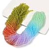 Transparent Painted Glass Beads Strands LS-DGLA-A034-T4mm-A12-1