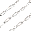 Rack Plating Brass Oval Link Chains CHC-N009-05P-1