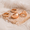 4Pcs Alloy Finger Rings Sets WG7802C-18-5