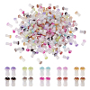 200Pcs 10 Colors Opaque Glass Beads GLAA-TA0001-20-11