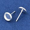 304 Stainless Steel Stud Earring Settings STAS-H436-20A-G01-2