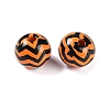 Halloween wood beads WOOD-S064-01A-2