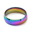 Ion Plating(IP) 304 Stainless Steel Flat Plain Band Rings STAS-I160-A-M-2