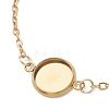 304 Stainless Steel Cable Chain Slider Bracelet Making BJEW-JB12810-01-3
