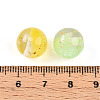 Two Tone Transparent Resin Beads RESI-N042-12mm-12-3