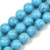 Synthetic Turquoise Graduated Beads Strands GG-CBA2AE1-A04-B-2
