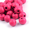 Natural Wood Beads WOOD-S662-13x14mm-A09-1