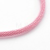 Braided Cotton Cord Bracelet Making MAK-L018-03A-01-P-2