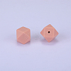 Hexagonal Silicone Focal Beads SI-JX0020A-74-1