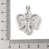 Brass Micro Pave Cubic Zirconia Pendants KK-U047-04P-3