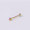 316 Surgical Stainless Steel Tongue Rings WGF0CE1-05-1