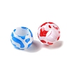 Printed Opaque Acrylic Beads AC-CBAA26B-12-2