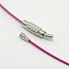 Steel Wire Necklace Cord X-TWIR-SW001-18-3