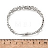 Hollow Heart 304 Stainless Steel Bangles for Women BJEW-A166-01B-P-3