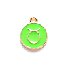 Alloy Enamel Pendants ENAM-S124-01A-06C-2