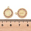 304 Stainless Steel Rhinestone Pendants STAS-Z202-05G-01-3