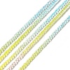 Transparent Gradient Color Glass Beads Strands GLAA-H021-01A-14-2