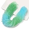Transparent Painted Glass Beads Strands X1-DGLA-A034-T4mm-A16-1