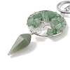 Natural Green Aventurine Keychain KEYC-K022-01P-09-2