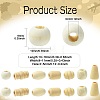 700 Pcs 7 Styles Unfinished Wood Beads WOOD-CJ0002-65-2