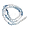 Natural Devil Blue Aquamarine Beads Strands G-NH0073-A01-4